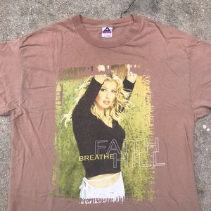 1999 VINTAGE Faith Hill PROMO Tee